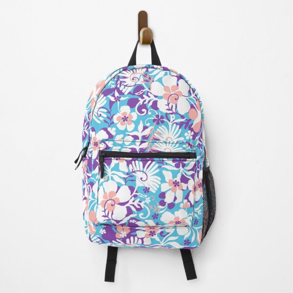 Item preview, Romantic meadow, White and purple flowers on a bright light blue background designed and sold by Alex  Blud.