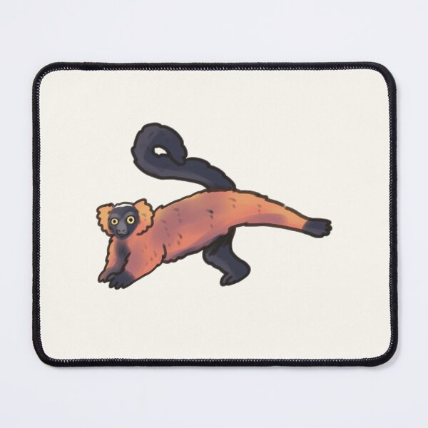 Item preview, Red Ruffed lemur art designed and sold by Artofmayara.