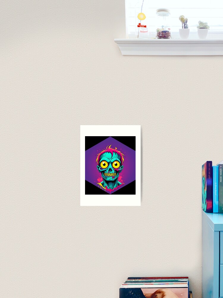 Thumbnail 2 of 3, Art Print, Colorful Zombies designed and sold by AbsoluteA.