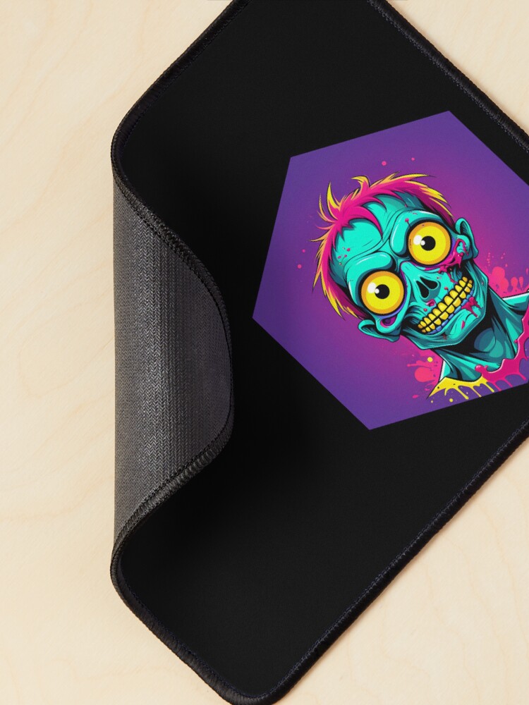 Thumbnail 2 of 5, Mouse Pad, Colorful Zombies designed and sold by AbsoluteA.