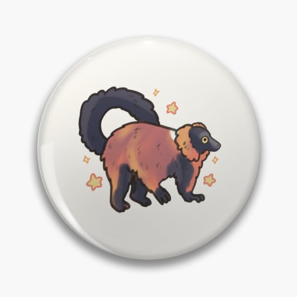 Item preview, Red Ruffed lemur illustration  designed and sold by Artofmayara.