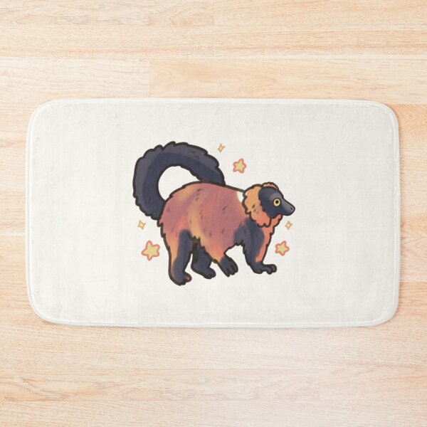 Item preview, Red Ruffed lemur illustration  designed and sold by Artofmayara.