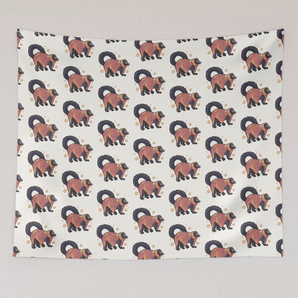 Item preview, Red Ruffed lemur illustration  designed and sold by Artofmayara.