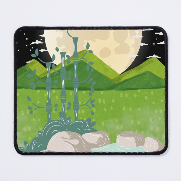 Item preview, Moonlit hot spring designed and sold by KanomMeroo.