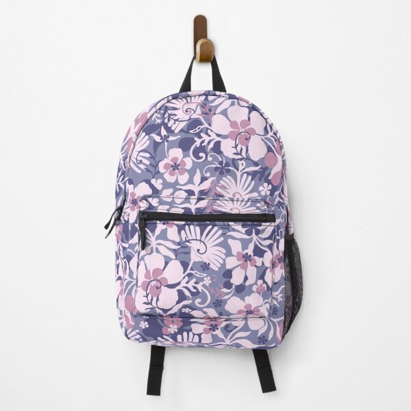 Item preview, Romantic meadow, Pink-purple flowers on a gray-purple background designed and sold by Alex  Blud.