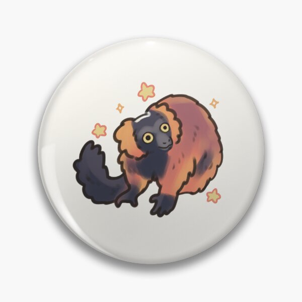 Item preview, Cute Red Ruffed lemur drawing  designed and sold by Artofmayara.
