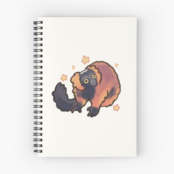 Item preview, Cute Red Ruffed lemur drawing  designed and sold by Artofmayara.
