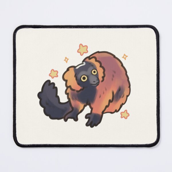 Item preview, Cute Red Ruffed lemur drawing designed and sold by Artofmayara.