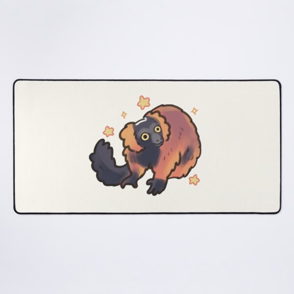 Item preview, Cute Red Ruffed lemur drawing  designed and sold by Artofmayara.