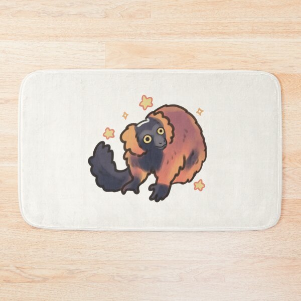 Item preview, Cute Red Ruffed lemur drawing  designed and sold by Artofmayara.