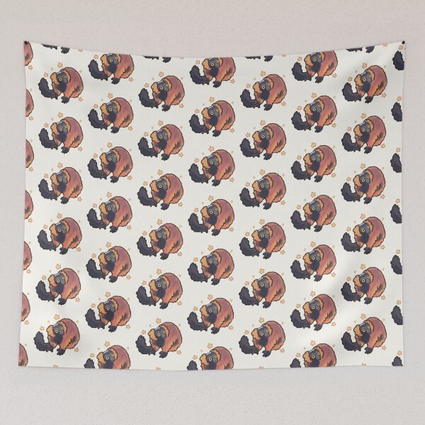 Item preview, Cute Red Ruffed lemur drawing  designed and sold by Artofmayara.