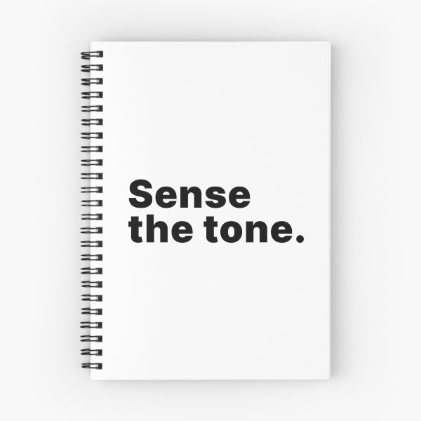 Item preview, Sense the tone | Funny text-only design designed and sold by ThingsOnTees.