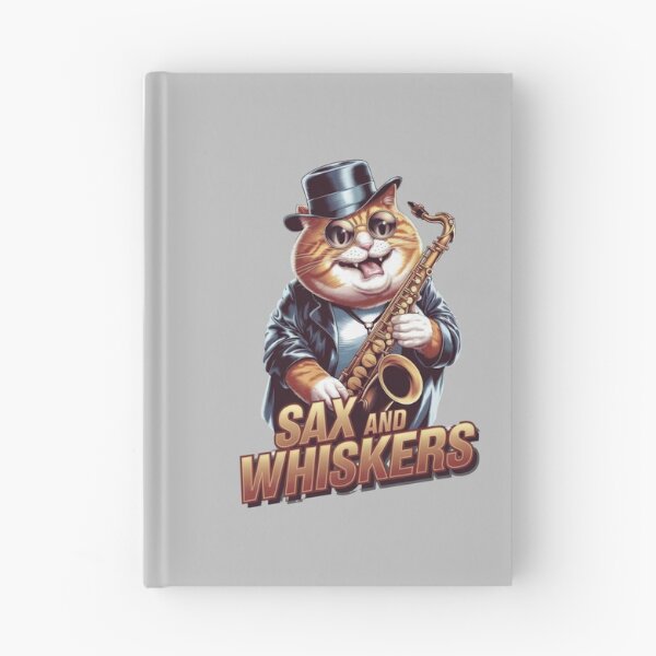 Item preview, Sax and whiskers - Saxophone cat designed and sold by JansenGS.
