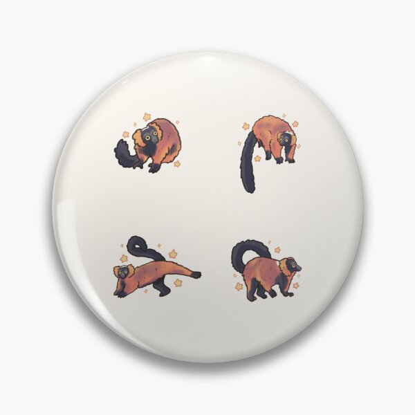 Item preview, Red ruffed lemur pack  designed and sold by Artofmayara.