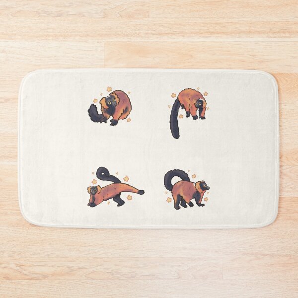 Item preview, Red ruffed lemur pack  designed and sold by Artofmayara.