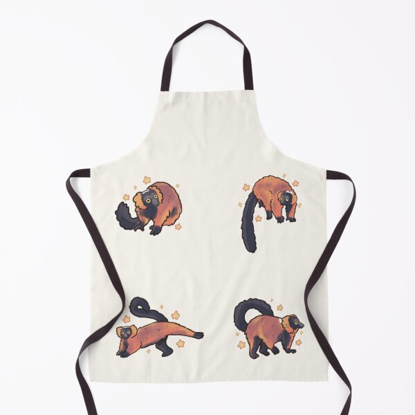 Item preview, Red ruffed lemur pack designed and sold by Artofmayara.