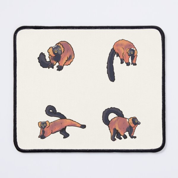 Item preview, Red ruffed lemur pack  designed and sold by Artofmayara.