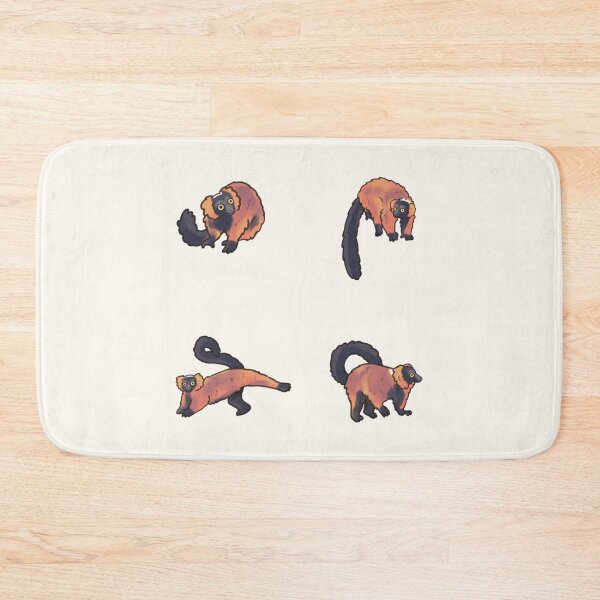 Item preview, Red ruffed lemur pack  designed and sold by Artofmayara.