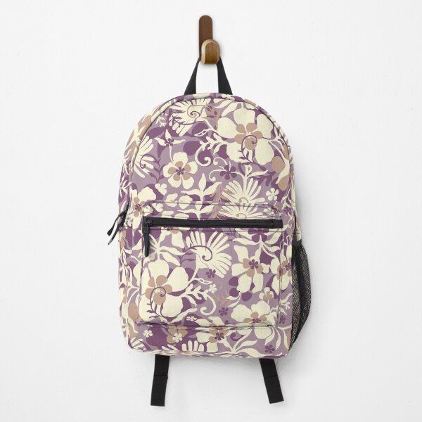 Item preview, Romantic meadow, Beige-burgundy flowers on a light gray-burgundy background designed and sold by Alex  Blud.