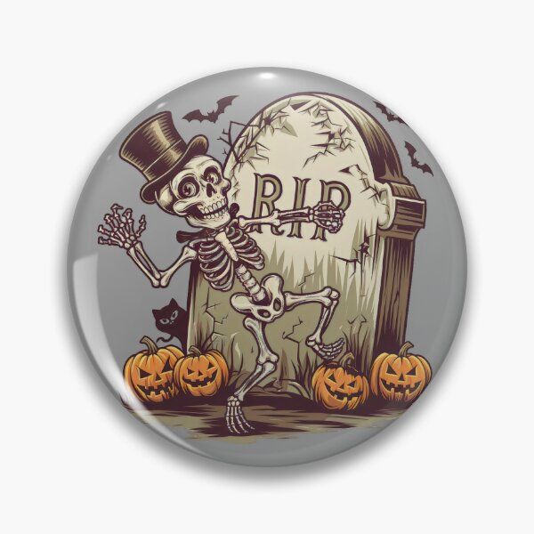 Item preview, Dancing Skeleton with Gravestone designed and sold by zarshirts.