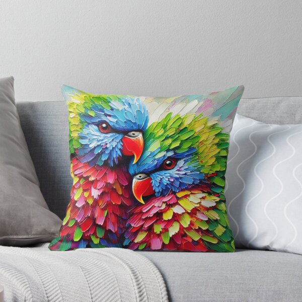 Item preview, Abstract Wedge-tailed Lorikeets designed and sold by Eric Nagel.