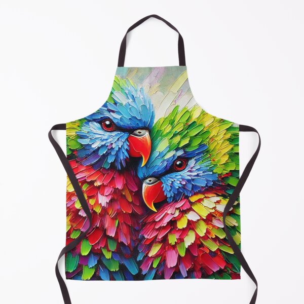 Item preview, Abstract Wedge-tailed Lorikeets designed and sold by Eric Nagel.