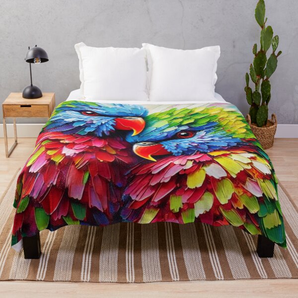 Item preview, Abstract Wedge-tailed Lorikeets designed and sold by Eric Nagel.
