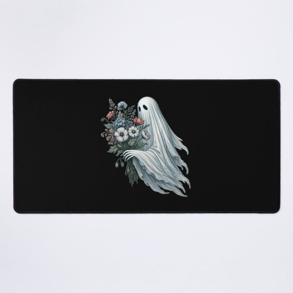 Item preview, Ghost With the Bouquet of Flowers Halloween designed and sold by ToxiCool.