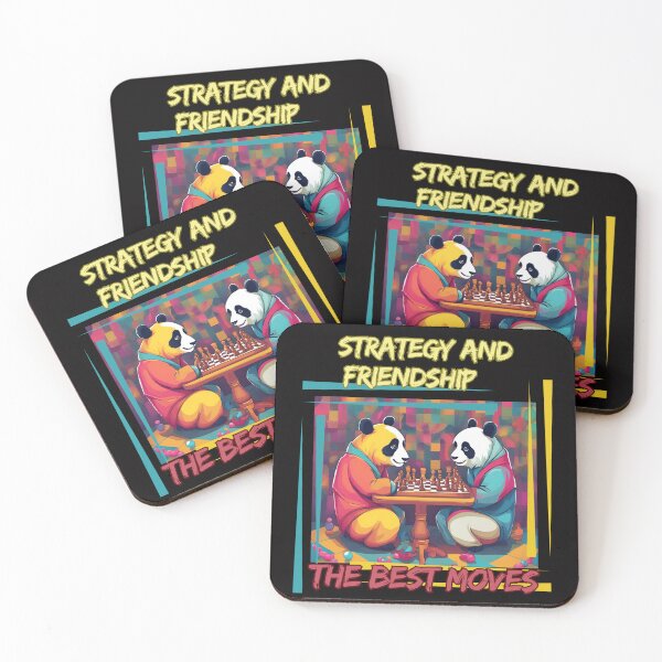 Item preview, Pandas Chess Strategy Game designed and sold by Design_Your_Day.