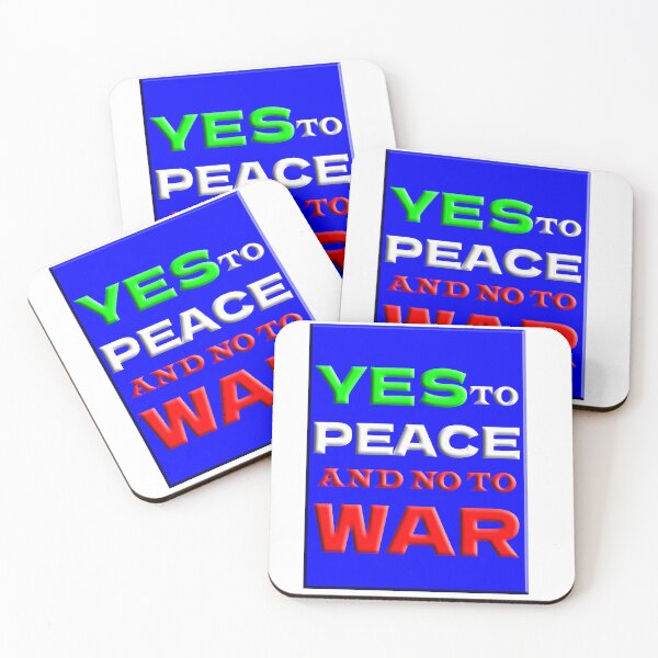 Item preview, Yes to peace and no to war designed and sold by Clothes and Stickers .