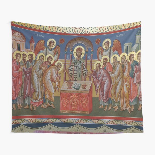 Orthodox Christian Icon the Holy Eucharist Tapestry