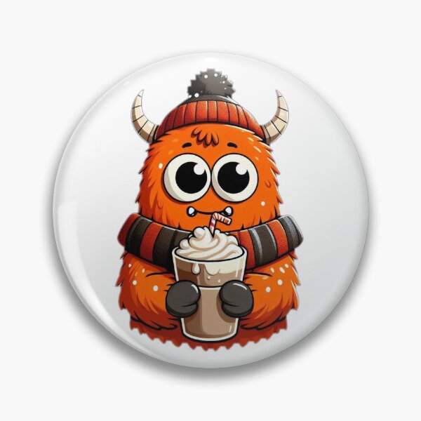 Item preview, Cute monster in winter designed and sold by PaulaDigitalArt.