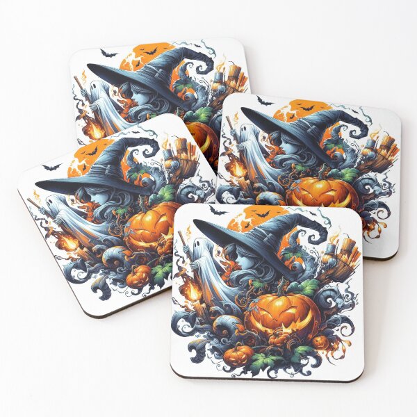 Item preview, Halloween Poster, Witch, Ghost, Pumpkin, Child designed and sold by Design Shop.