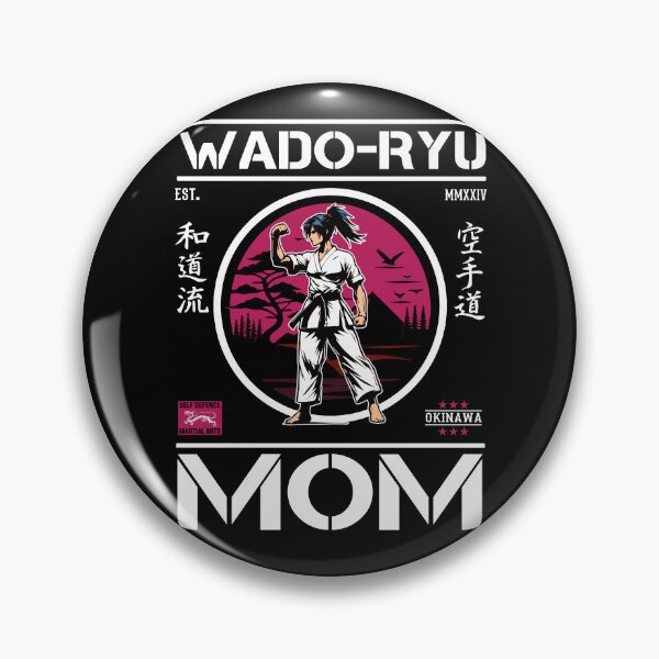 Item preview, Wado-Ryu Mom - Cool karate design for the martial arts mom designed and sold by RetroMaritalArt.