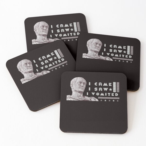 Item preview, I Came I Saw I Vomited, Political Humor, | Julius Caesar | Voted designed and sold by DesignDazzles.