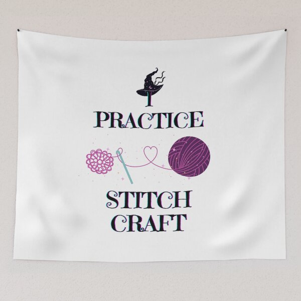 Item preview, I Practice Stitch Craft designed and sold by shirigalaxy.