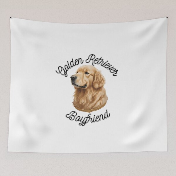 Item preview, Golden Retriever Boyfriend designed and sold by MoodFrameArt.