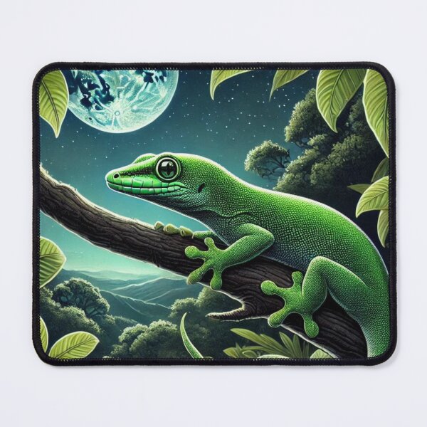 Item preview, New Zealand Green Gecko Nocturnal Beauty designed and sold by NocturnalNook.
