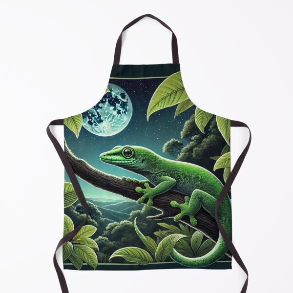 Item preview, New Zealand Green Gecko Nocturnal Beauty designed and sold by NocturnalNook.