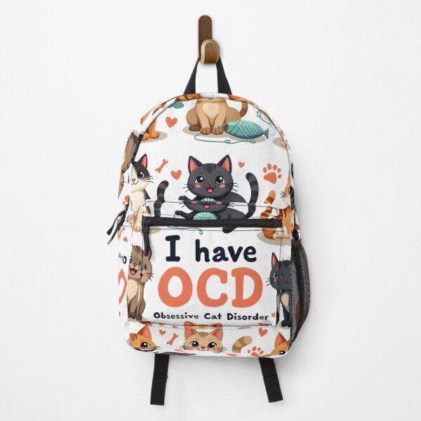 Item preview, I Have OCD – Obsessive Cat Disorder Funny Cat Lover Design designed and sold by sadman73.