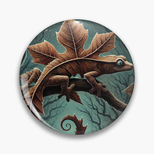 Item preview, Satanic Leaf-Tailed Gecko Camouflage designed and sold by NocturnalNook.