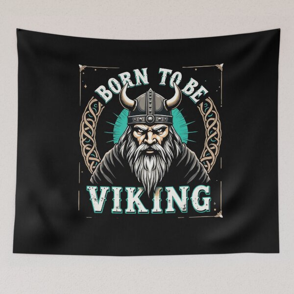 Item preview, Born To Be Viking Norse Warrior Spirit Nordic Mythology designed and sold by Hananiah Merch.