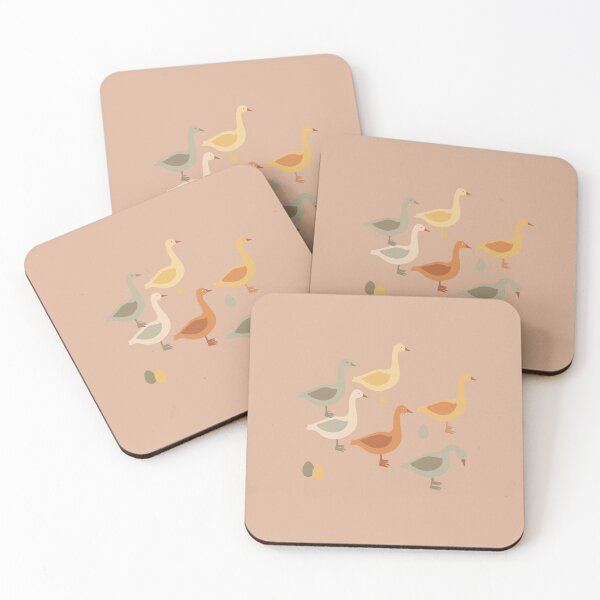Item preview, Six Geese A-Laying Mid-Century Retro Cut-Out 6 designed and sold by taiche.