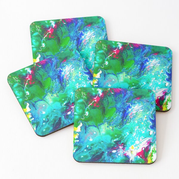 Item preview, Acrylic painting "Green Splendor" designed and sold by IreneSchlik.