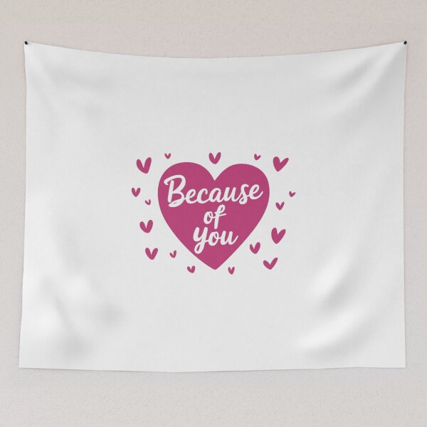 Item preview, Because Of You – A Heartfelt Tribute designed and sold by Colorful-Garden.