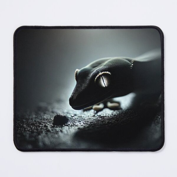 Item preview, Moonlit Gecko Face in Darkness designed and sold by NocturnalNook.