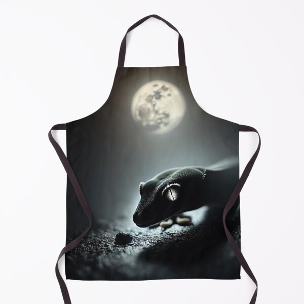 Item preview, Moonlit Gecko Face in Darkness designed and sold by NocturnalNook.