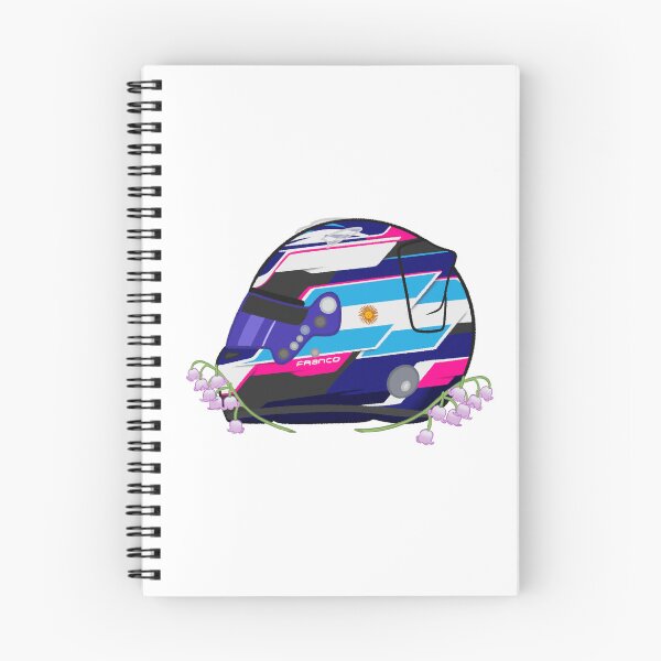 Item preview, Franco Colapinto 2023 Helmet With Flowers designed and sold by OriDraws.