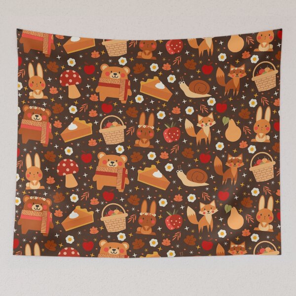 Item preview, Autumn Love Story -  woodland couple designed and sold by Tulip Creators .