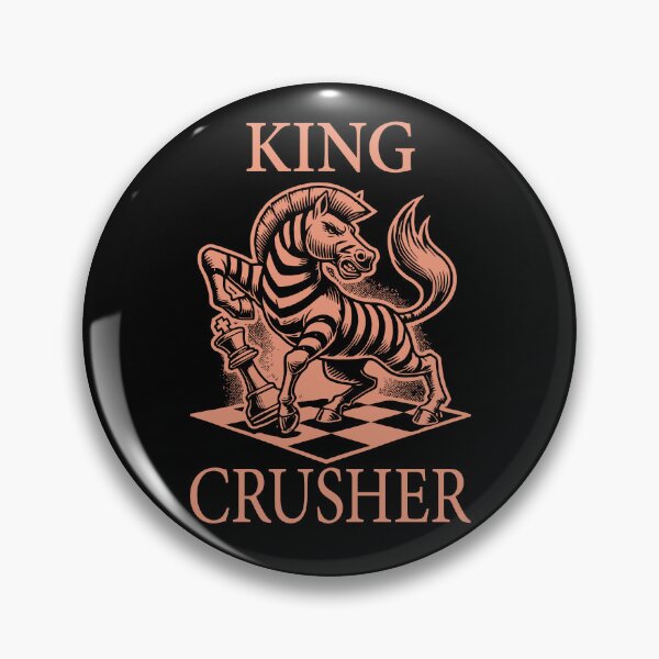 Item preview, King Crusher Chess Dark Salmon designed and sold by Soulemotion.